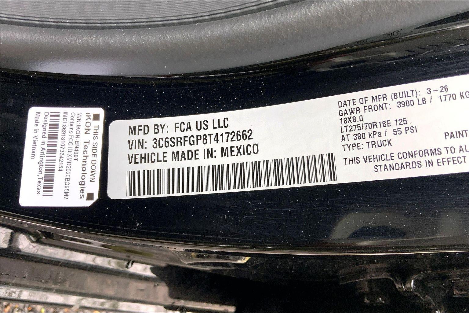 2026 RAM Ram 1500 RAM 1500 WARLOCK CREW CAB 4X4 5'7' BOX