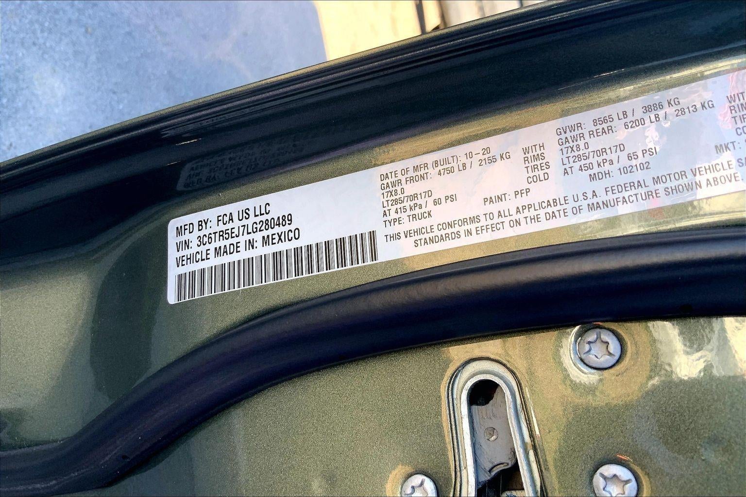 2020 RAM 2500 Power Wagon Crew Cab 4x4 6'4' Box