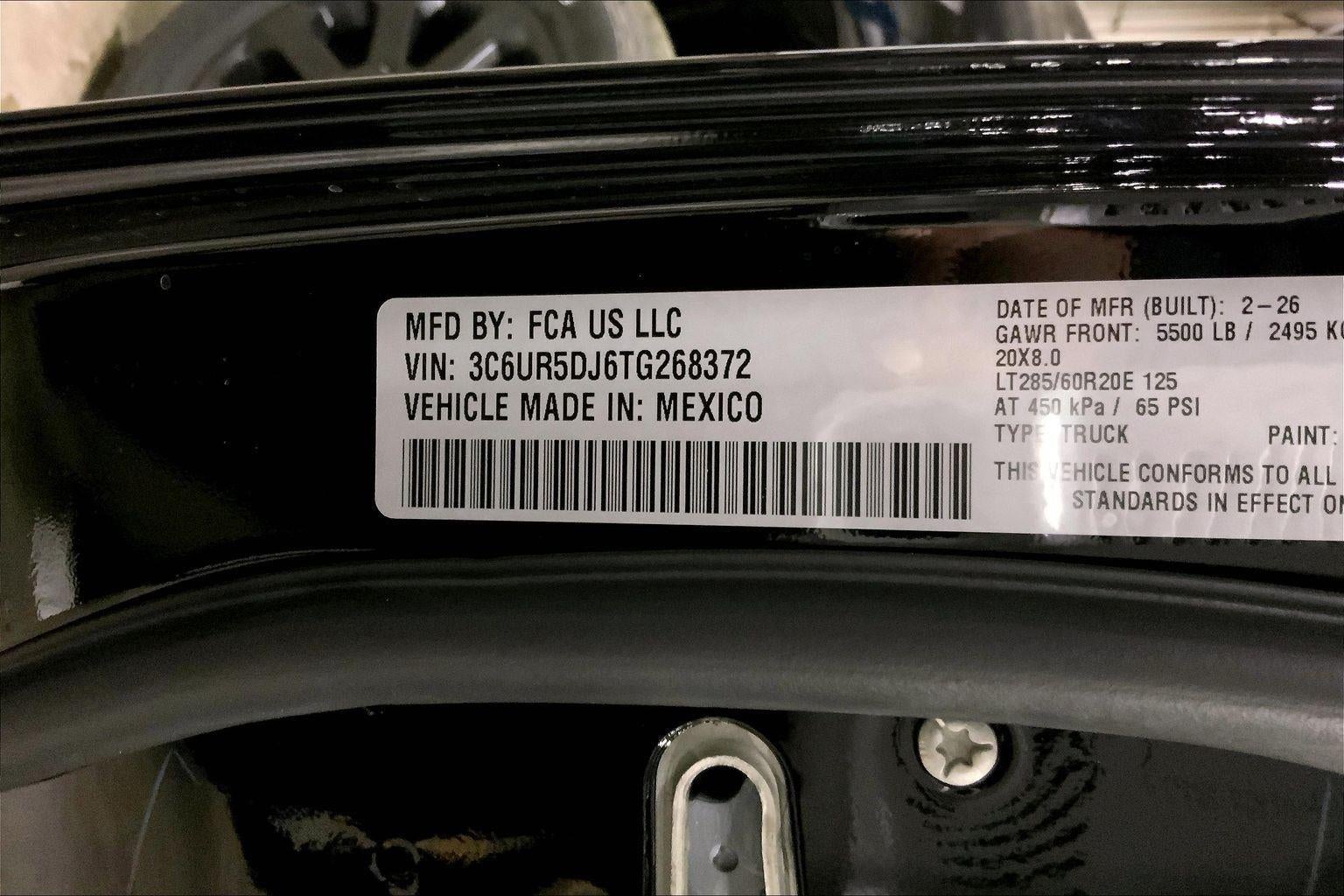 2026 RAM Ram 2500 RAM 2500 BIG HORN CREW CAB 4X4 6'4' BOX