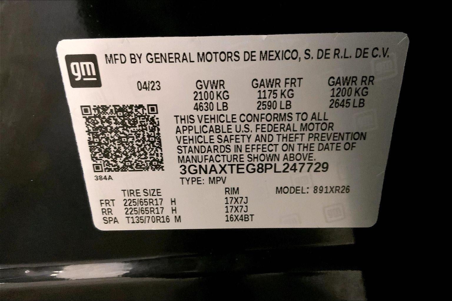 2023 Chevrolet Equinox AWD 2FL