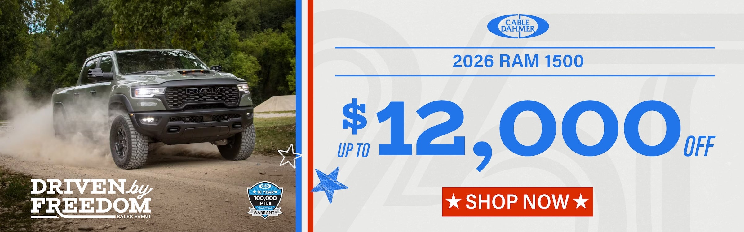 Up to $12,000 OFF