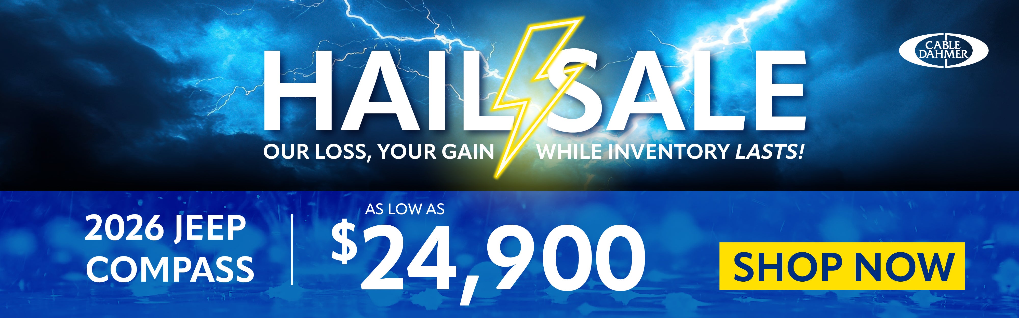 2026 Jeep Compass As low as $24,900