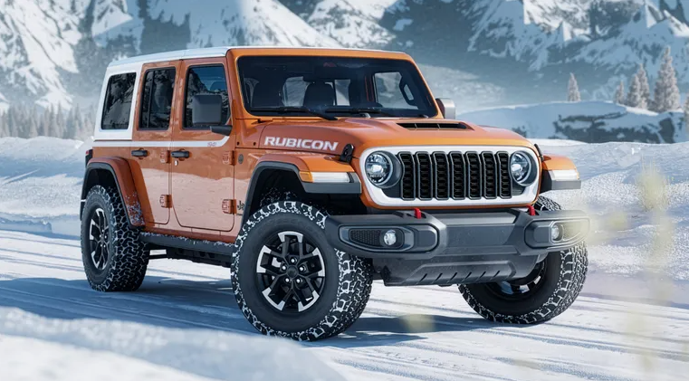 2026 Jeep Wrangler Rubicon in the snow