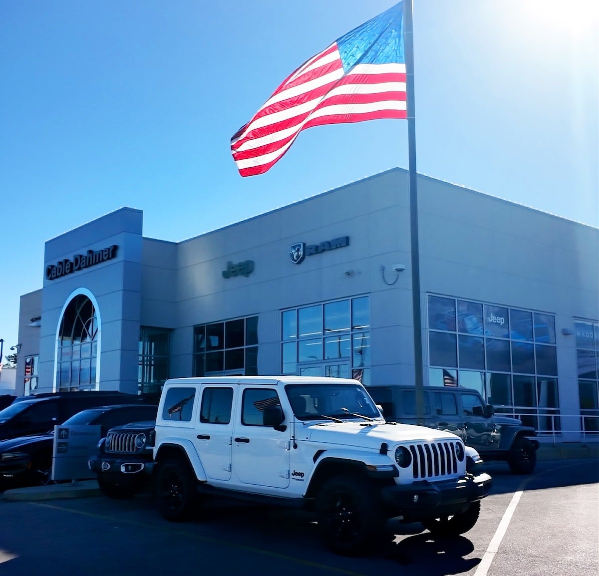 Cable Dahmer Chrysler Dodge Jeep Ram of Kansas City dealership exterior
