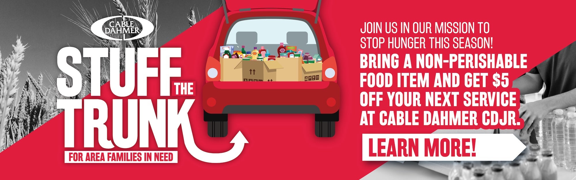 Stuff the Trunk at Cable Dahmer CDJR